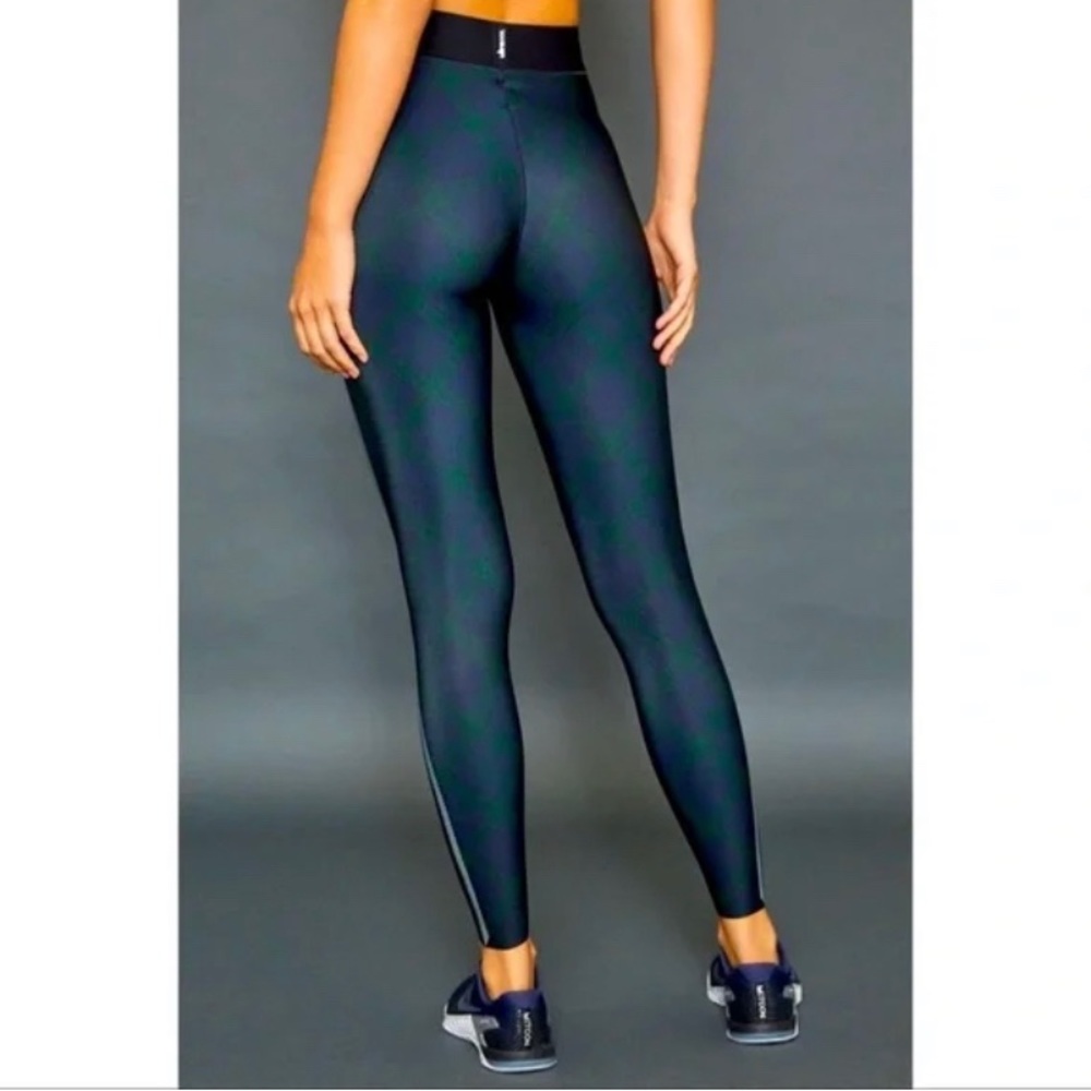 Ultracor green black plaid high waist leggings